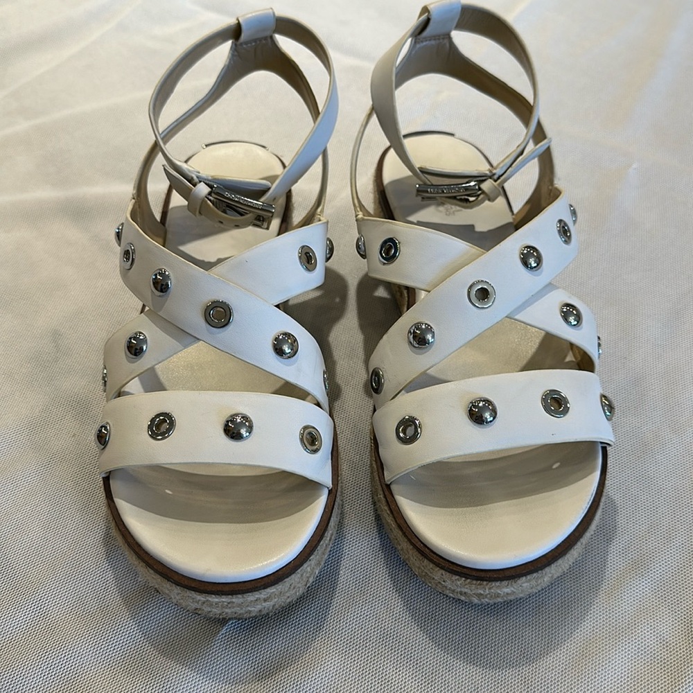Michael Kors, Sandal with silver studs throughout the sandal